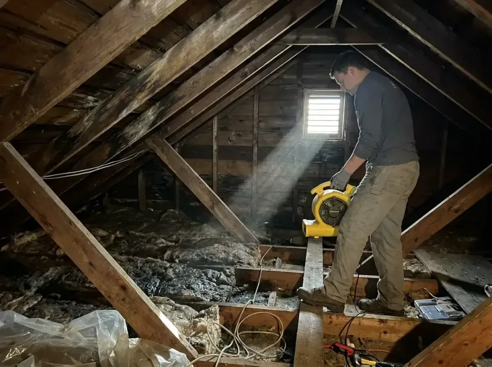attic-water-damage-drying-proc-007 — frequently asked questions, Emergency Water Extraction & 24/7 Flood Response in Allyn,…
